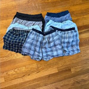 Hanes Men's Plaid and Solid Boxer Collection